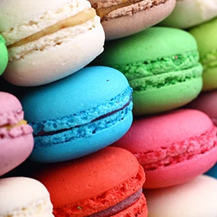 Different flavors of macaroons