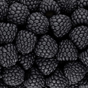 Close up of blackberries